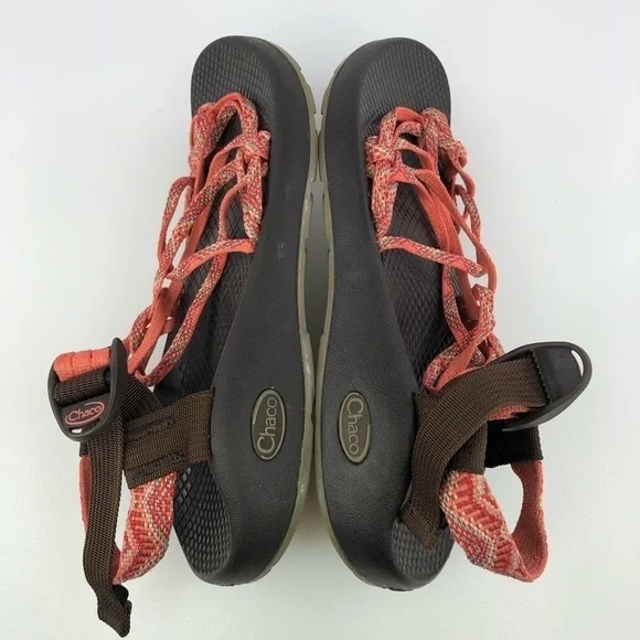 Chaco Sandals ZX3 Classic Coral Triple Strap Slingback Hiking Womens 8 - Picture 2 of 8